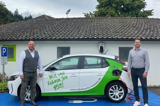 Neue E-Ladestation am Freibad Haslach