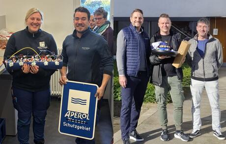 Mirco Müller startet seinen ersten Arbeitstag als Geselle in unserer Montageabteilung!